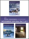 Cover image for Love Inspired Suspense November 2023--Box Set 1 of 2